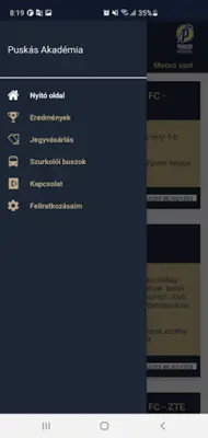 Puskás Akadémia android App screenshot 0